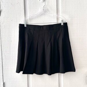 Black Pleated Skirt